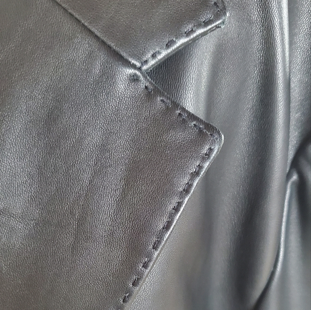 Daniel Cremieux Lambskin Leather Black Mens Jacket - Picture 14 of 16
